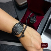 ست دونفره ساعت و دستبند CASIO همراه با جعبه کادویی
